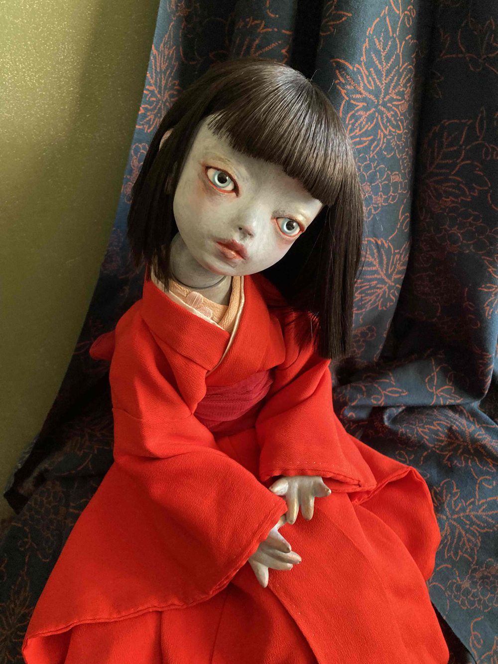 H17 曰く付き数えきれない幸福をもたらす座敷童子様が宿る人形呪物